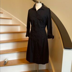 Elegant Black Shirt Dress